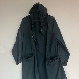 Dries van Noten raincoat vintage 90s 1990 archival blue gray size Medium